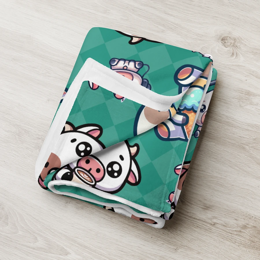 Kawaii Cows Funny Blanket for Cow Lovers product image (7)