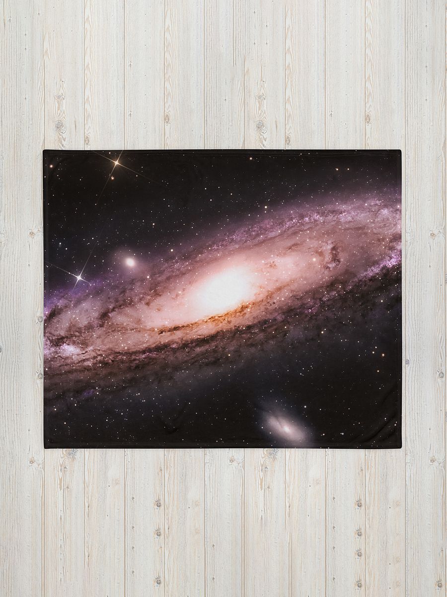 Andromeda Galaxy Throw Blanket product image (3)