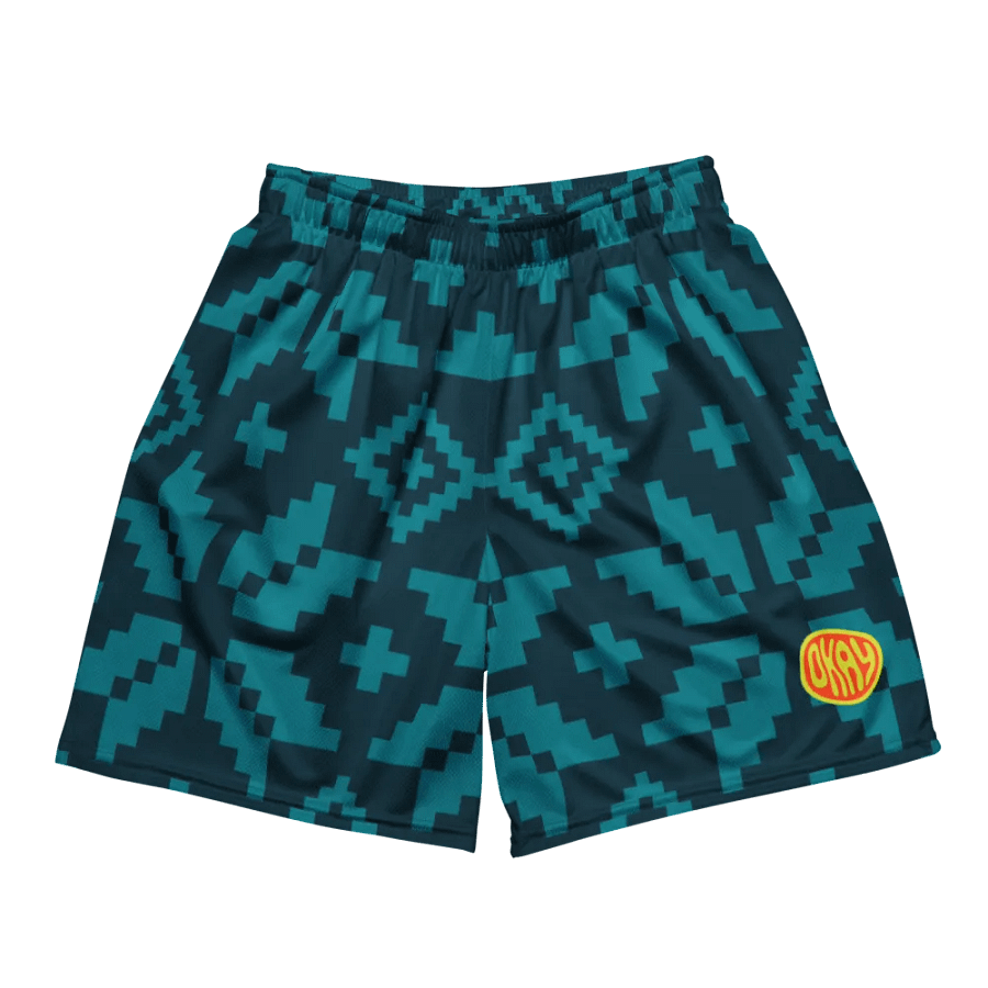 All-Over Print Recycled Unisex Mesh Shorts product image (3)