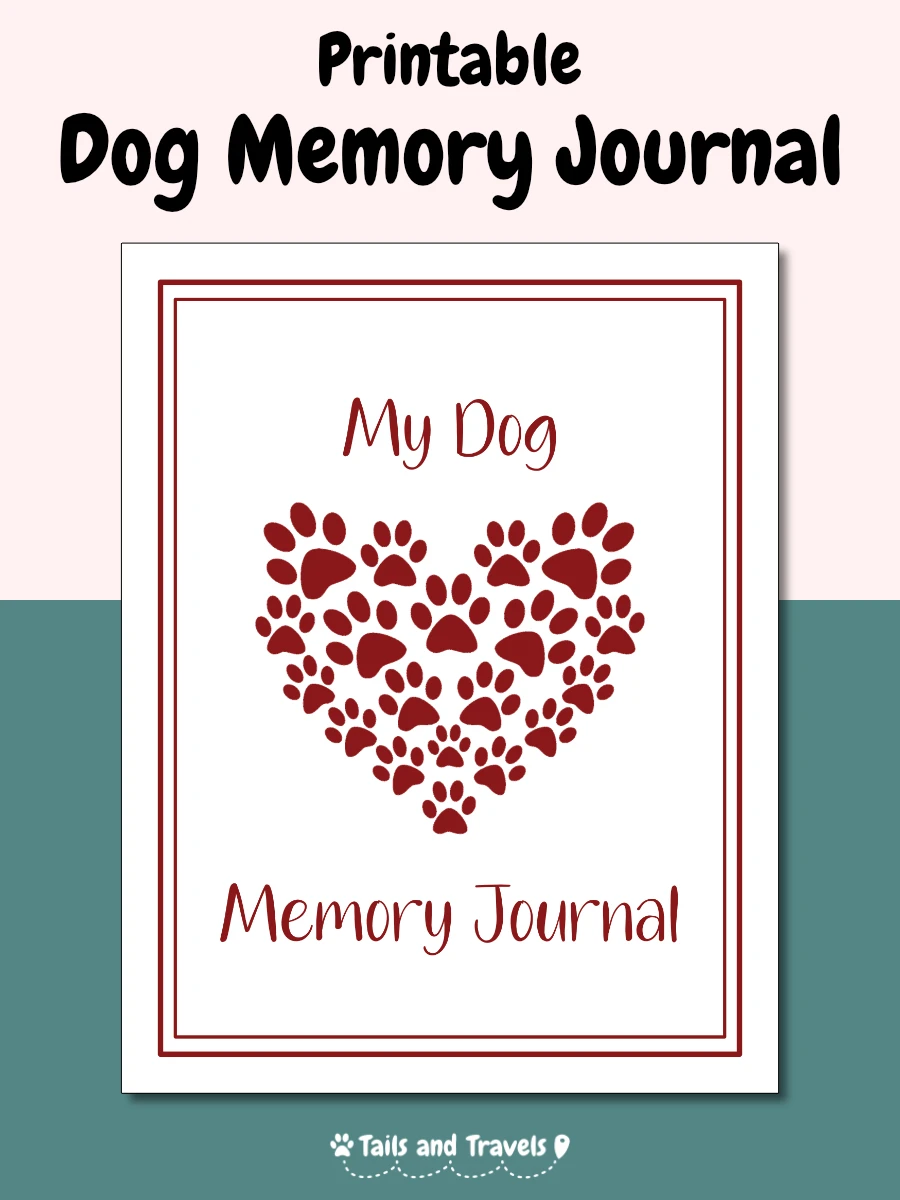 Printable Dog Memory Journal product image (1)