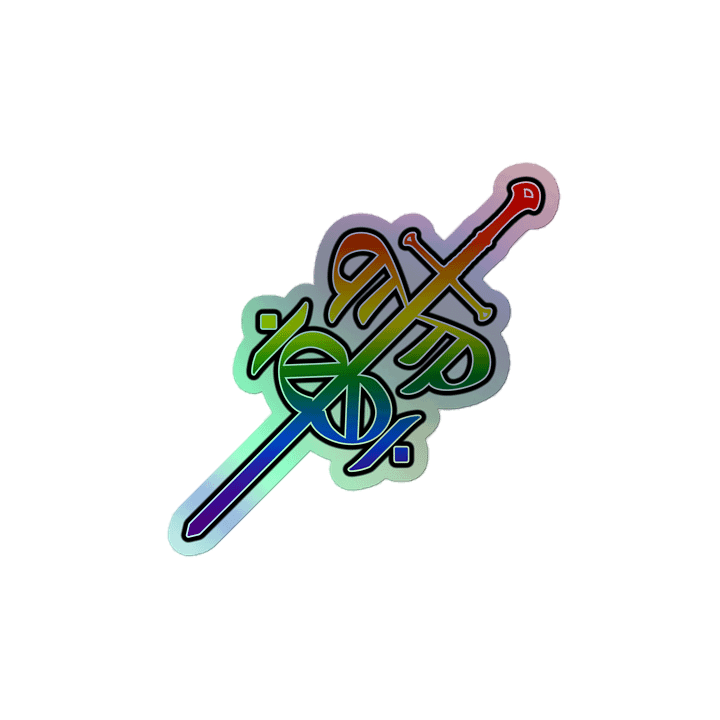 "Queer" Sword Holo Sticker - PRIDE 2025 product image (2)
