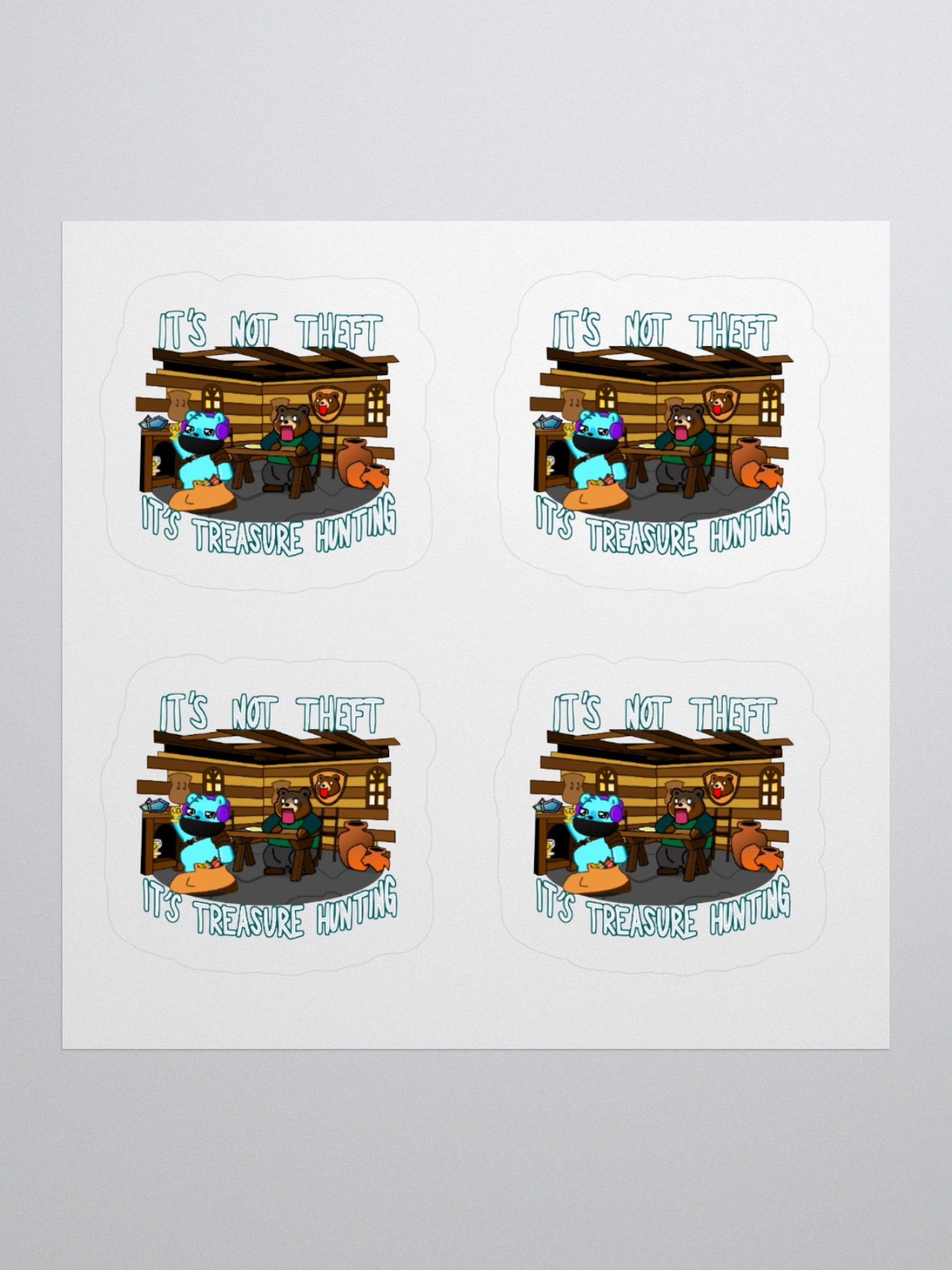 "Treasure Hunting" - Stickers product image (1)