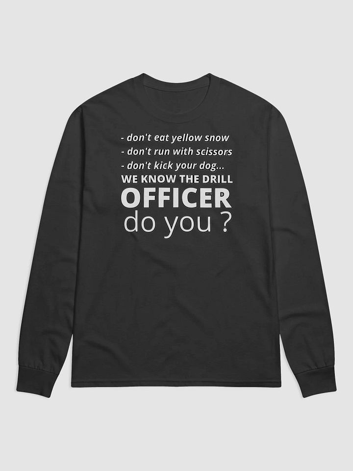 WE KNOW THE DRILL OFFICER, DO YOU? product image (1)