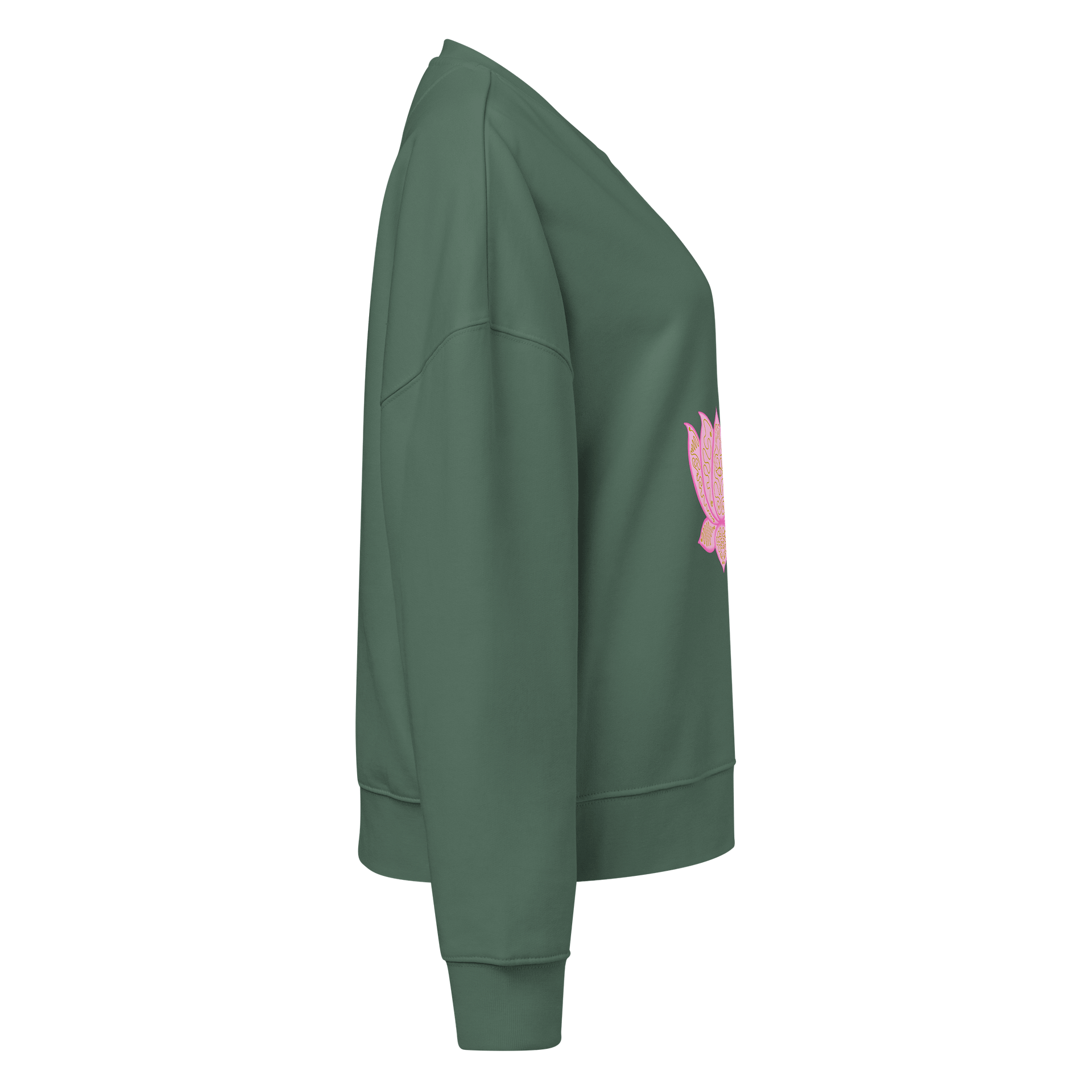 Golden Lotus Women's Organic Sweatshirt product image (4)