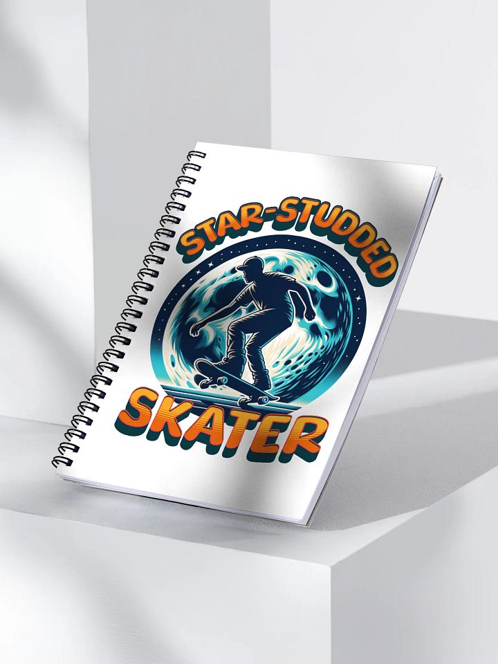 Star-Studded Skater Spiral Notebook product image (2)