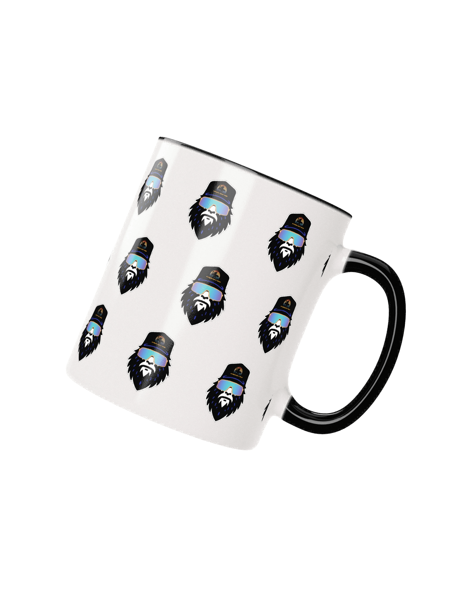 Destination Bigfoot Bronco Bigfoot Monogram Ceramic Mug with Color Inside (Multiple Colors Available) product image (24)
