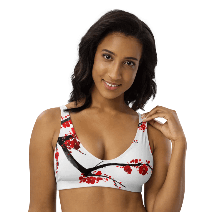 Sakura Blossom - Recycled Bikini Top product image (2)