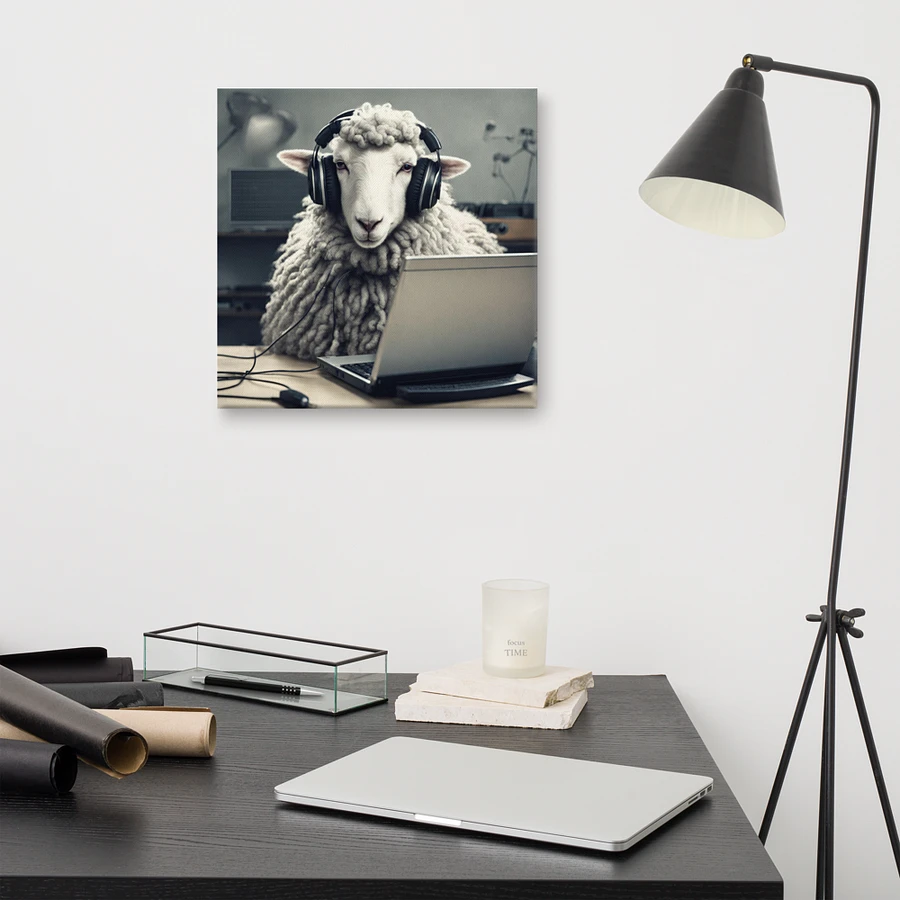 Sheep With Headphones And Laptop Wall Art product image (12)