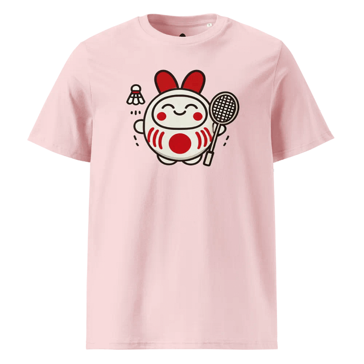 Smiling Bunny Badminton T-Shirt product image (4)