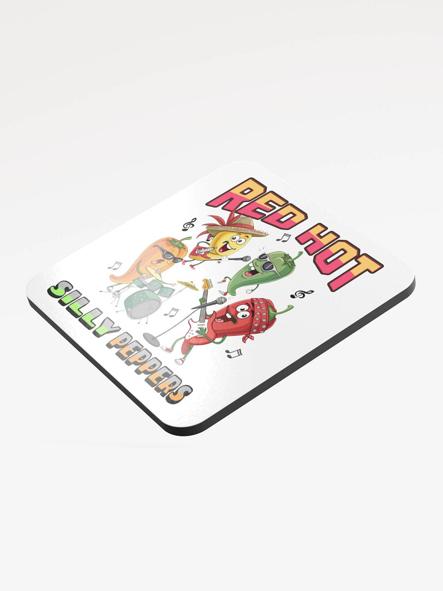 Red Hot Silly Peppers Cork Coaster Set product image (4)