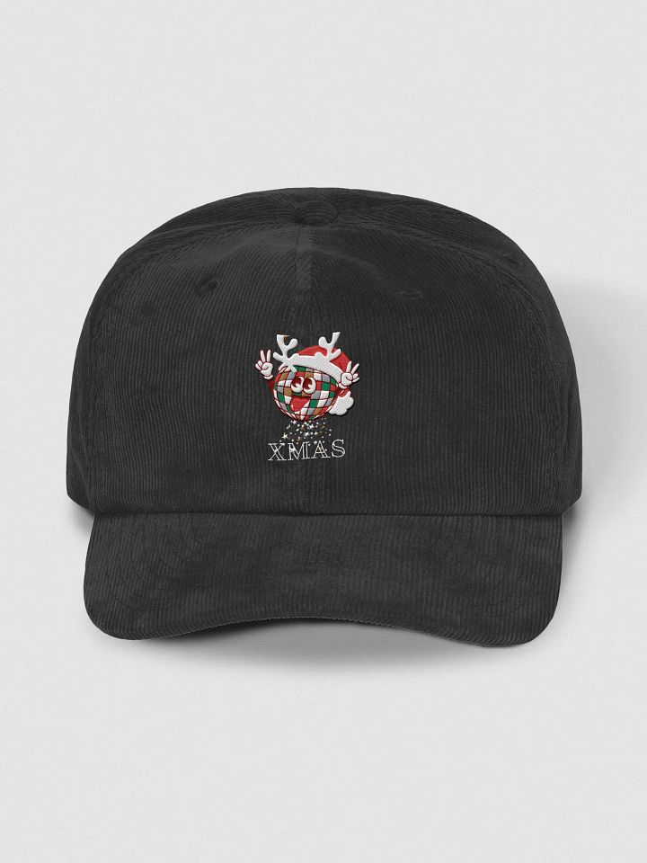 Santa Disco Ball Corduroy Dad Hat product image (1)