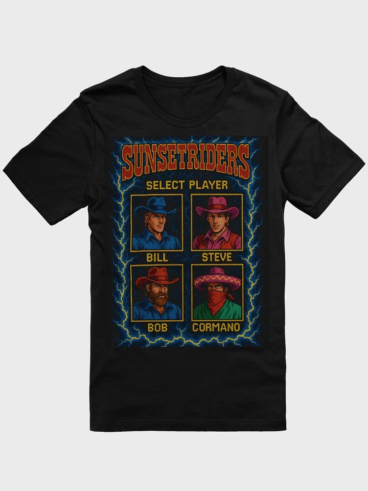 Sunset Riders Pixel Art T-Shirt product image (5)