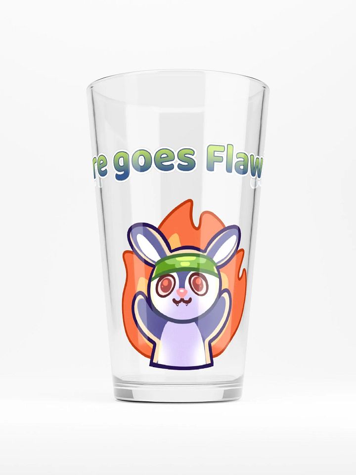 There goes Flawless Pint Glass product image (1)