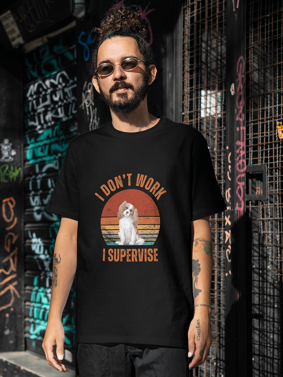 King Charles Spaniel Supervisor T-Shirt product image (4)