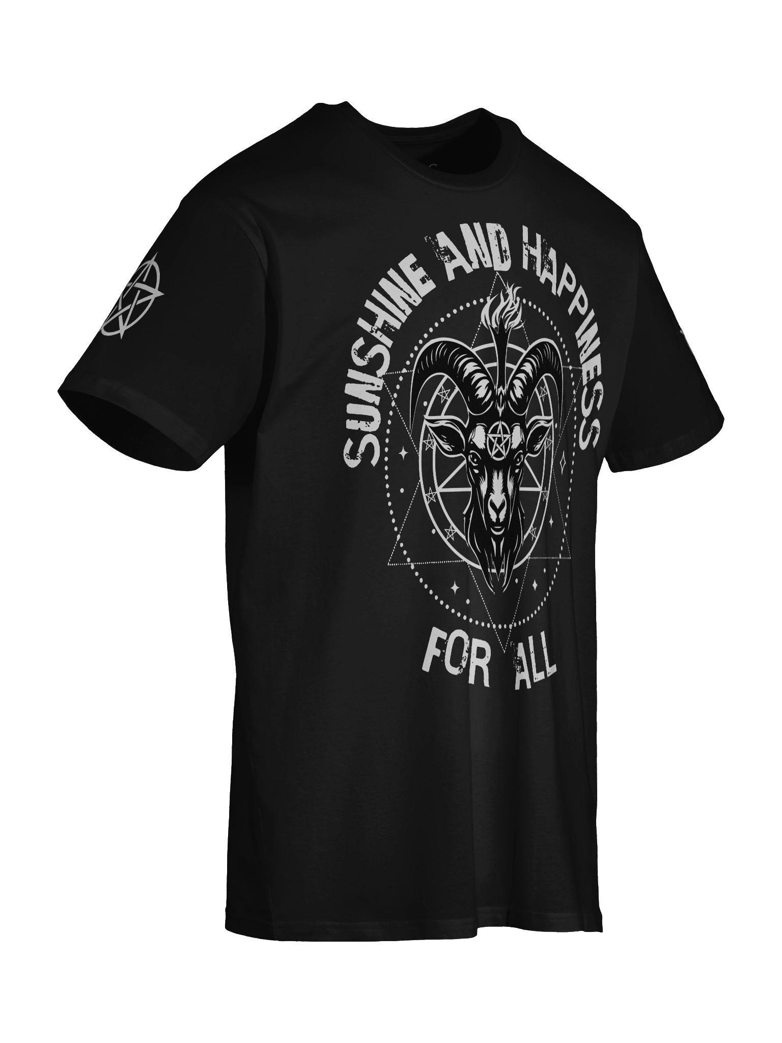 Baphomet Sunshine and Happiness Unisex Premium T-Shirt product image (6)