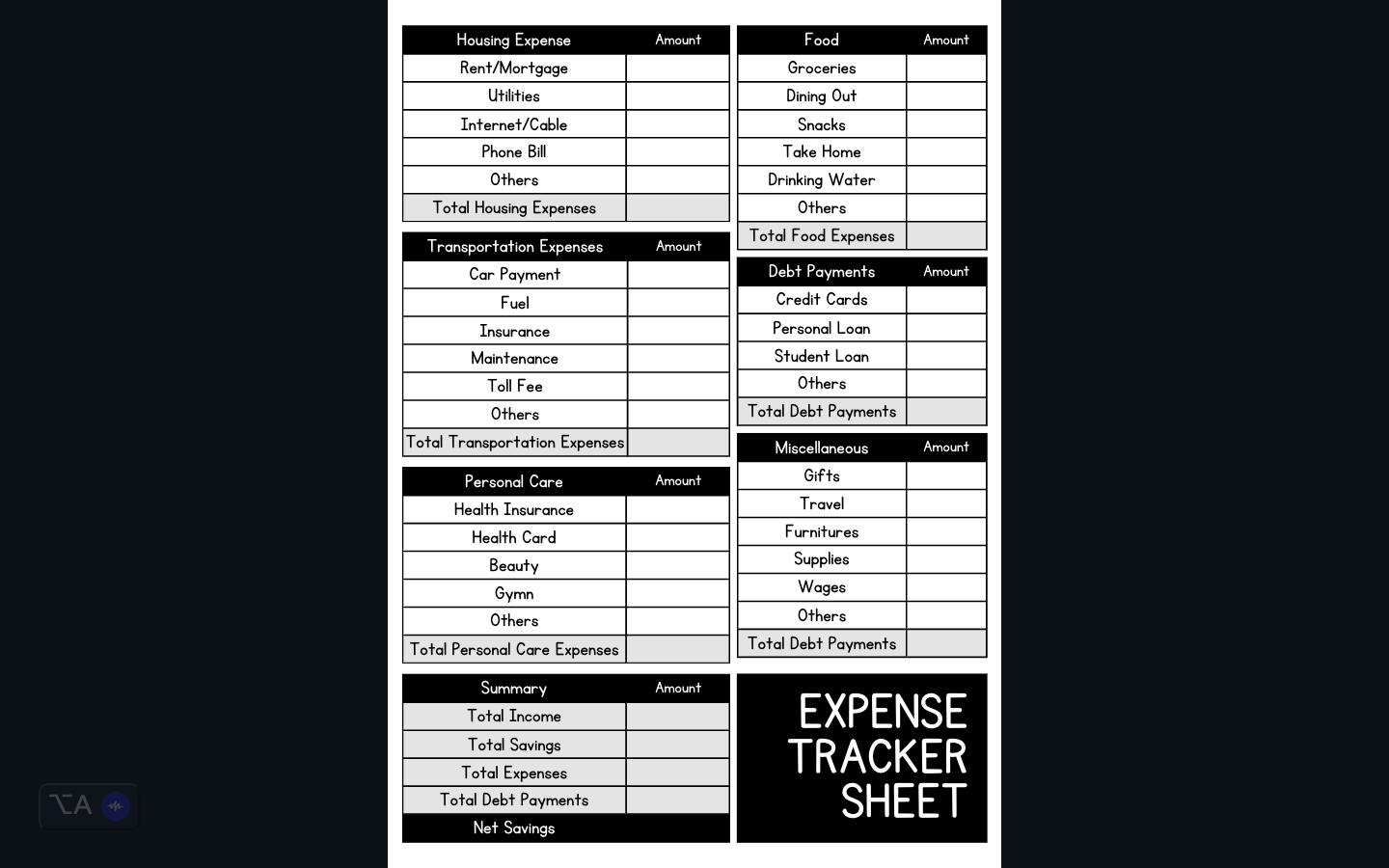 Private Financial Printable Planner with Bonus Private Financial Planner Productivity Workbook. product image (4)