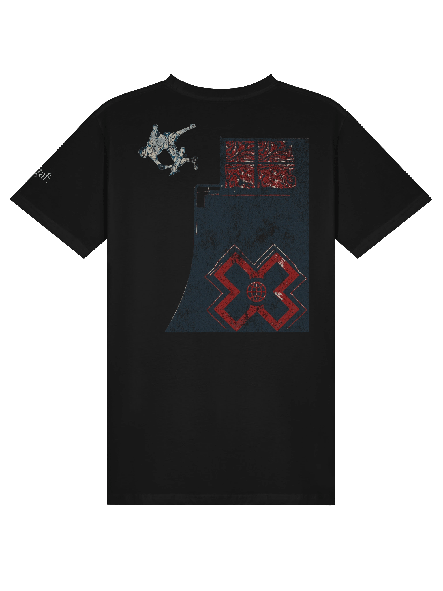 IDGAF X-GAMES SKATE STREET CUT T-Shirt product image (2)