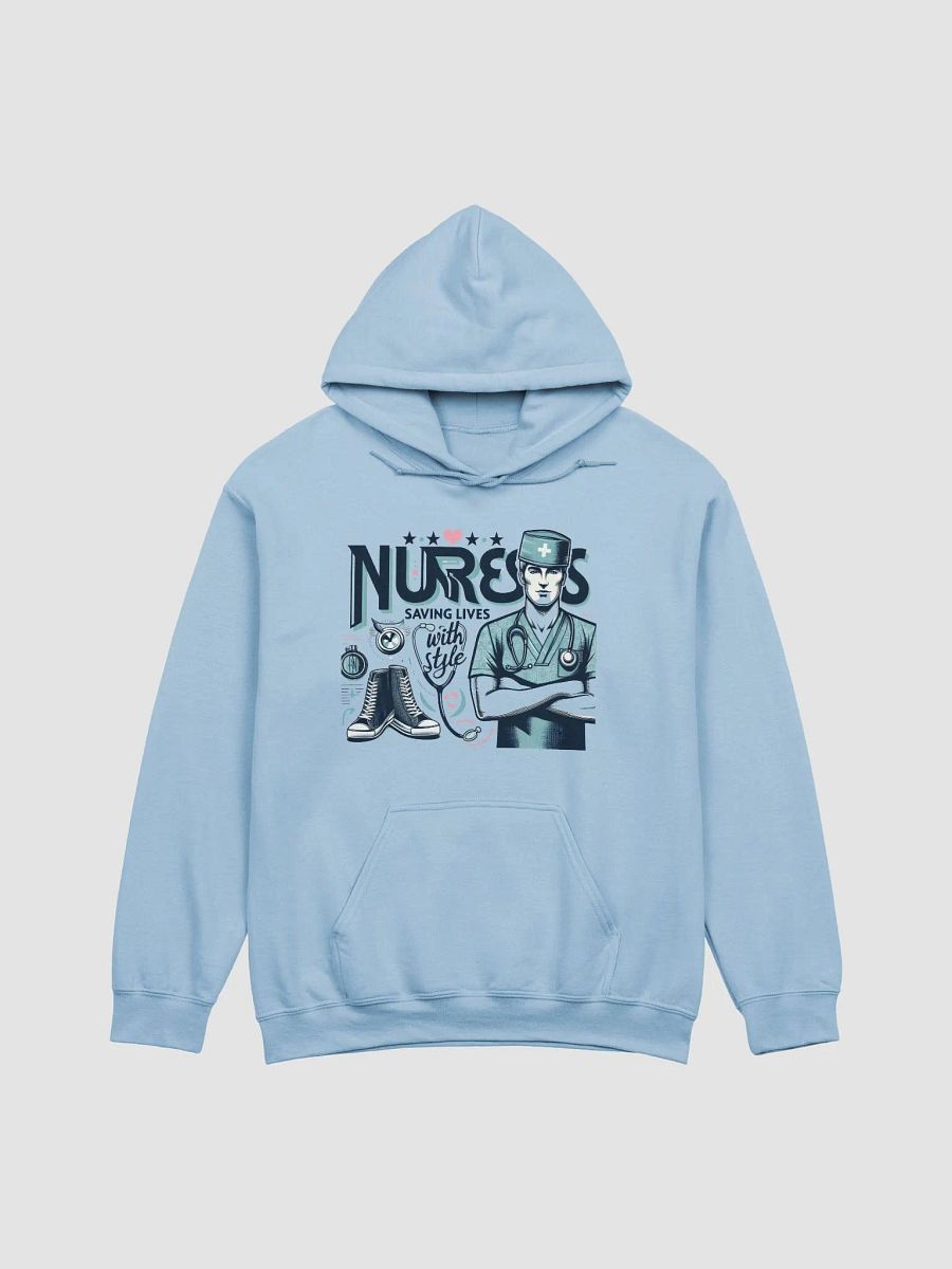 Stethoscope Nurse: NURSES Saving Lives Hoodie product image (4)
