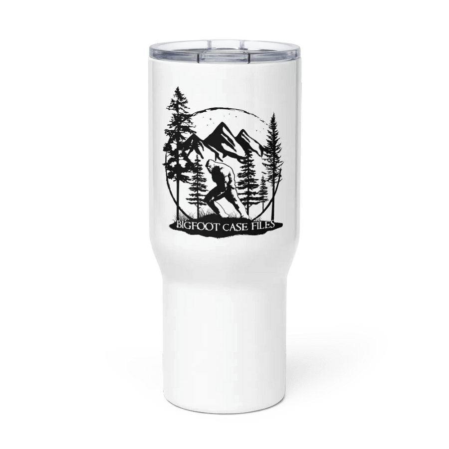 BIGFOOT CASE FILES BLACK LOGO TRAVEL TUMBLER product image (1)
