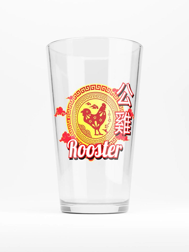 Rooster - Chinese Zodiac Pint Shaker Glass product image (1)