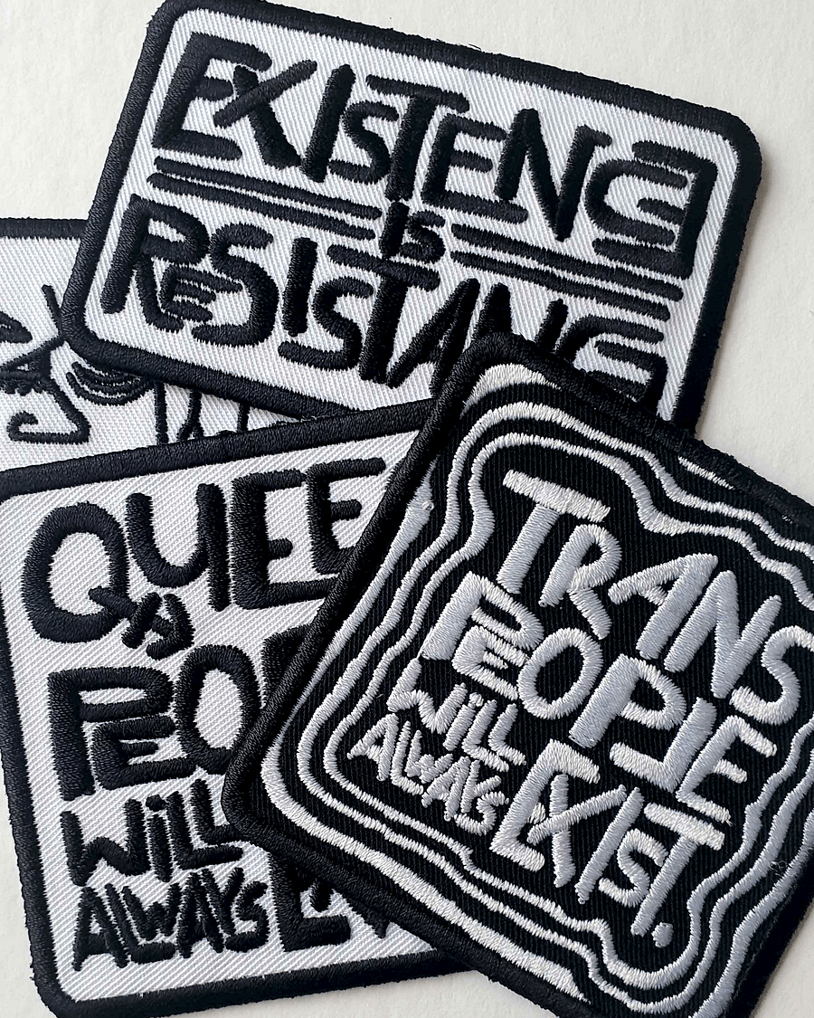 QUEER PEOPLE WILL ALWAYS EXIST. Patch product image (2)