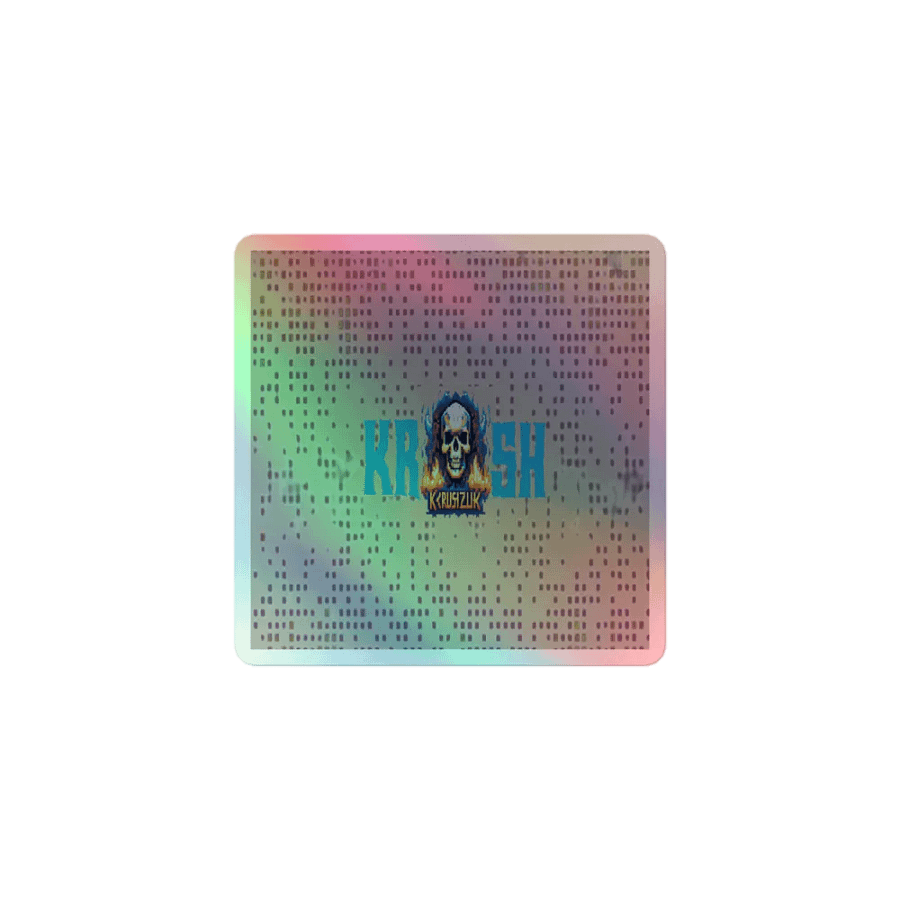 Krush Header Holographic Sticker ✨💥 product image (1)