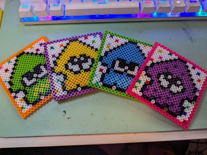 Perler Splatoon Coaster - Set of Four product image (2)