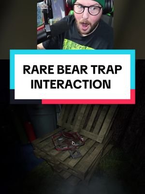 RARE BEAR TRAP INTERACTION #phasmophobia #phasmophobiagame #phasmophobiaclips 
