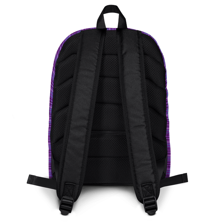 Purple Plaid Backpack product image (2)