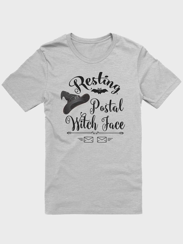 POSTAL WITCH FACE TEE POSTAL WORKER HALLOWEEN product image (2)