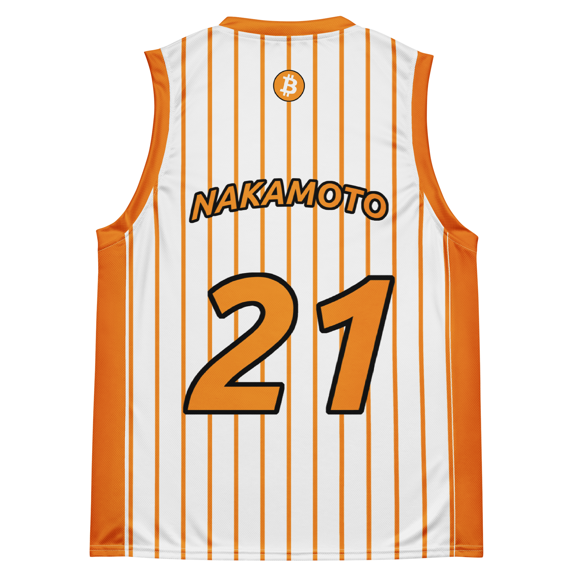 Nakamoto Bitcoin Jersey (White) product image (1)