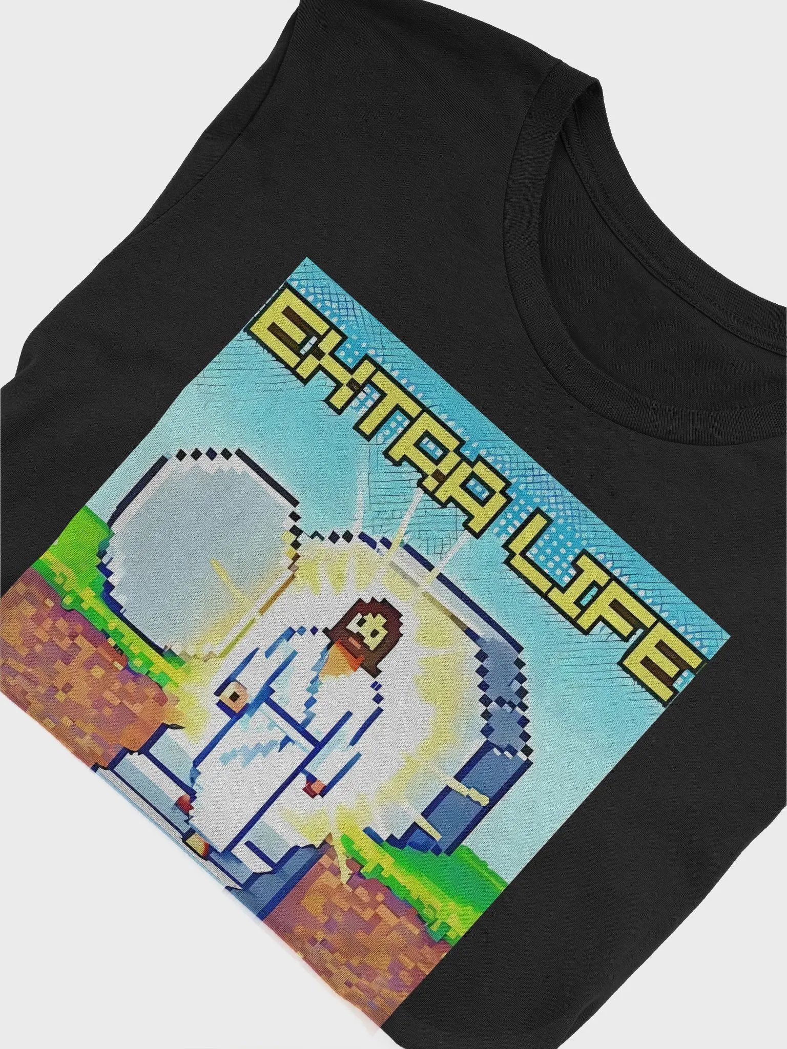 Jesus Christ Extra Life Christian Game Shirt product image (6)