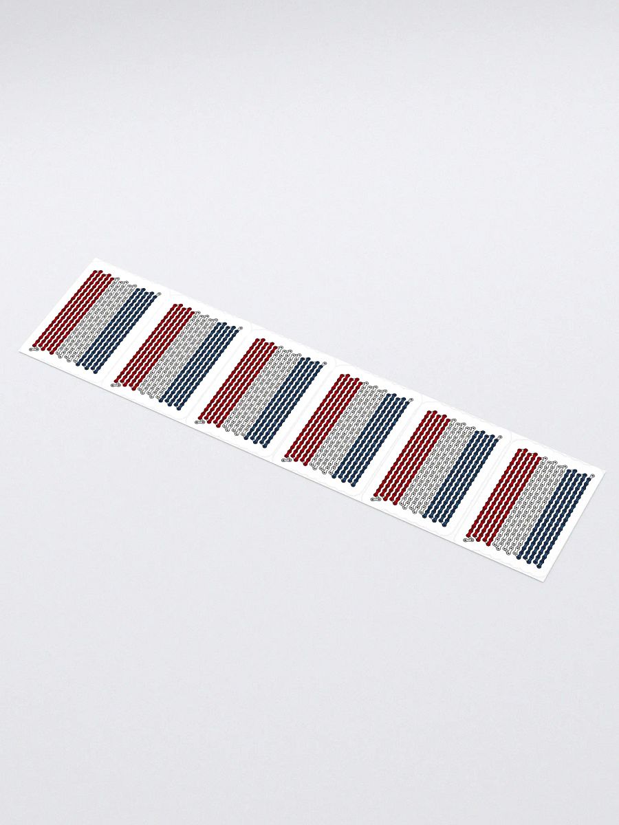 Netherlands Bike Chain Flag Sticker 6 Pack product image (1)