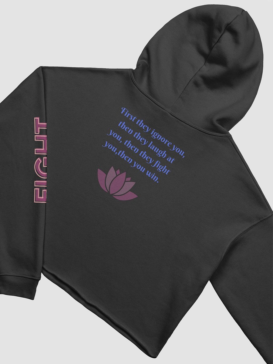 Fight Like a Girl Crop Hoodie product image (14)