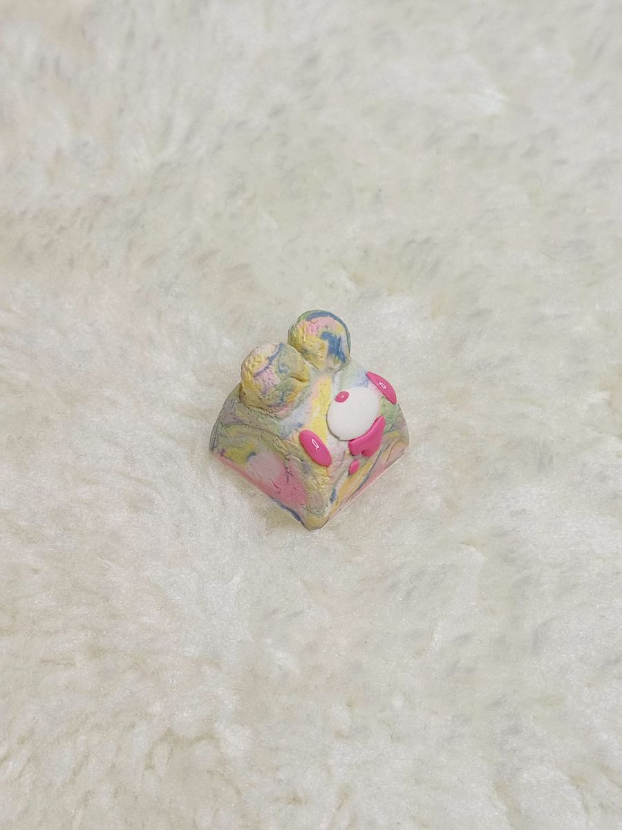 Tie Dye Gloomy Bear Keycap product image (3)