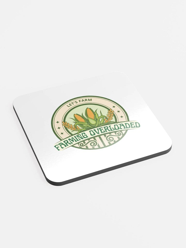 Farming Overloaded Glossed Cork Coaster product image (2)