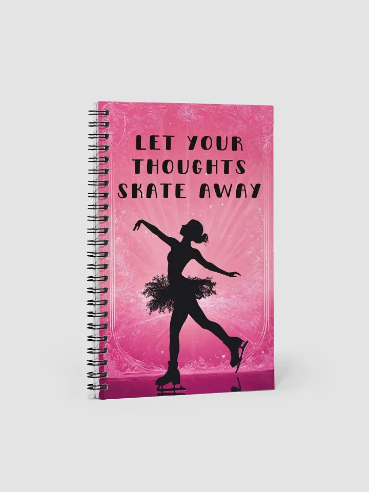 Skate Away Pink Dotted Notebook product image (2)