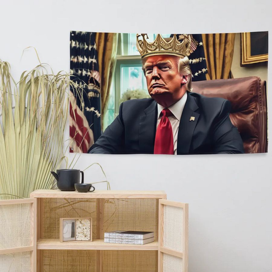 The King is the King Flag product image (7)