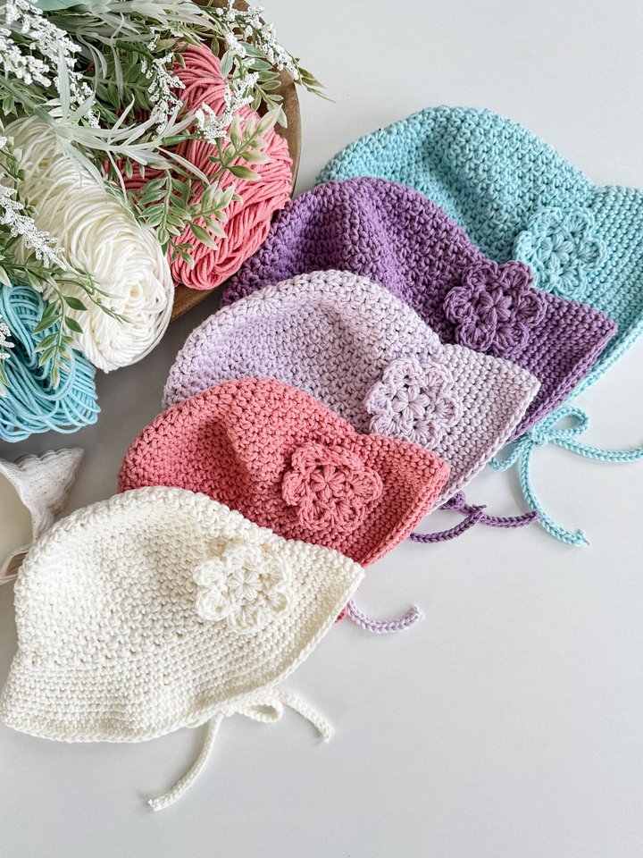 Baby Sand Sunhat Crochet pattern product image (1)