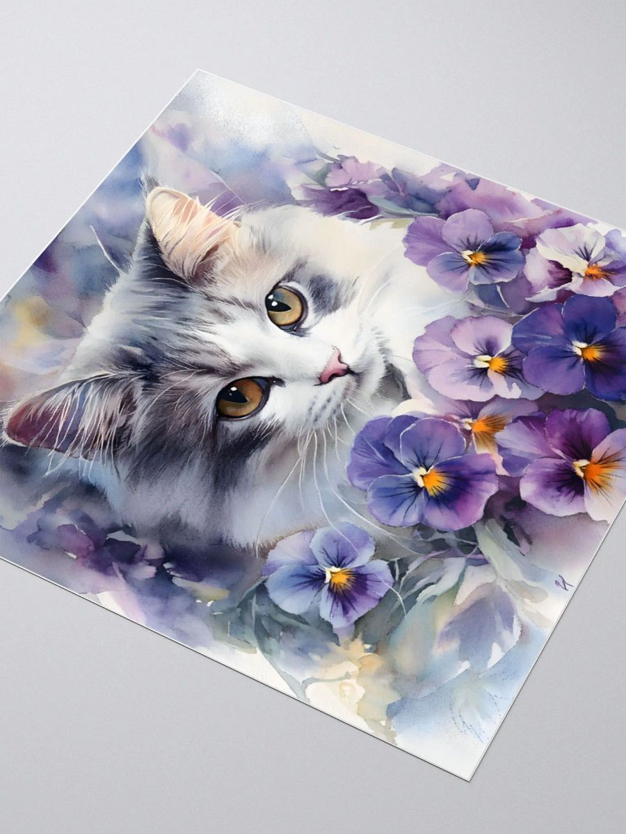Pansy Cat Stickers product image (3)