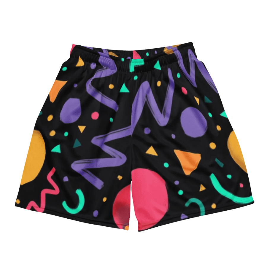 Retro Geometry All-Over Print Shorts product image (3)