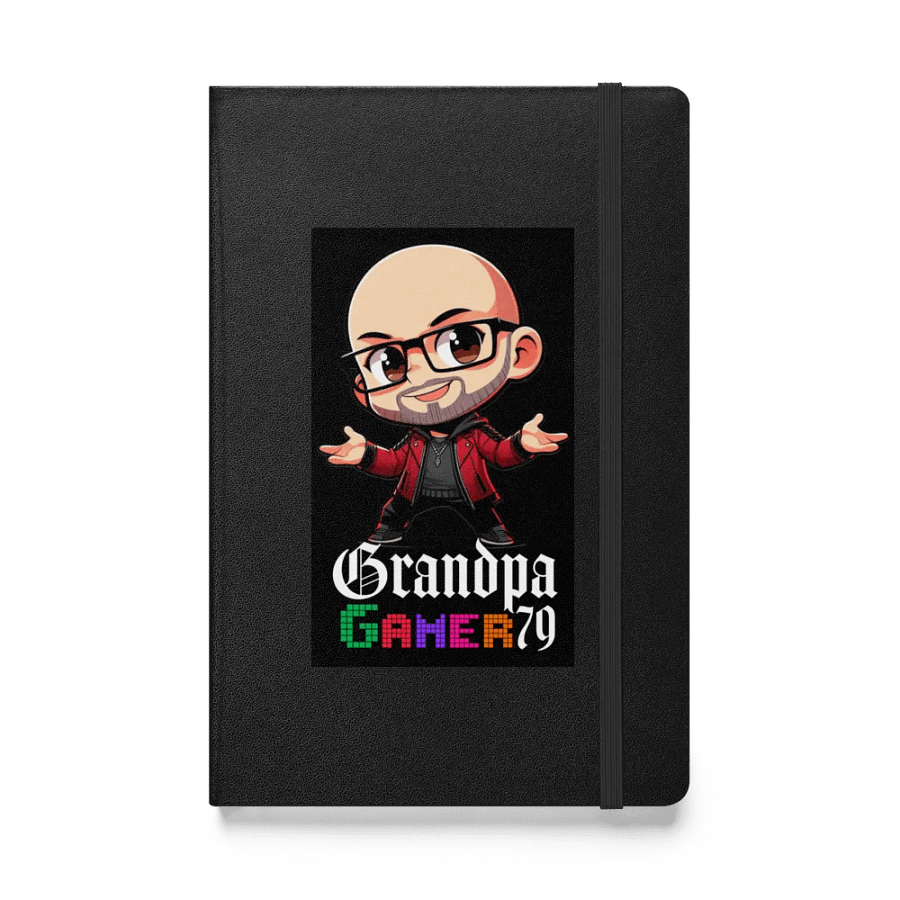 Grandpa Gamer 79 Hardcover Notebook product image (1)