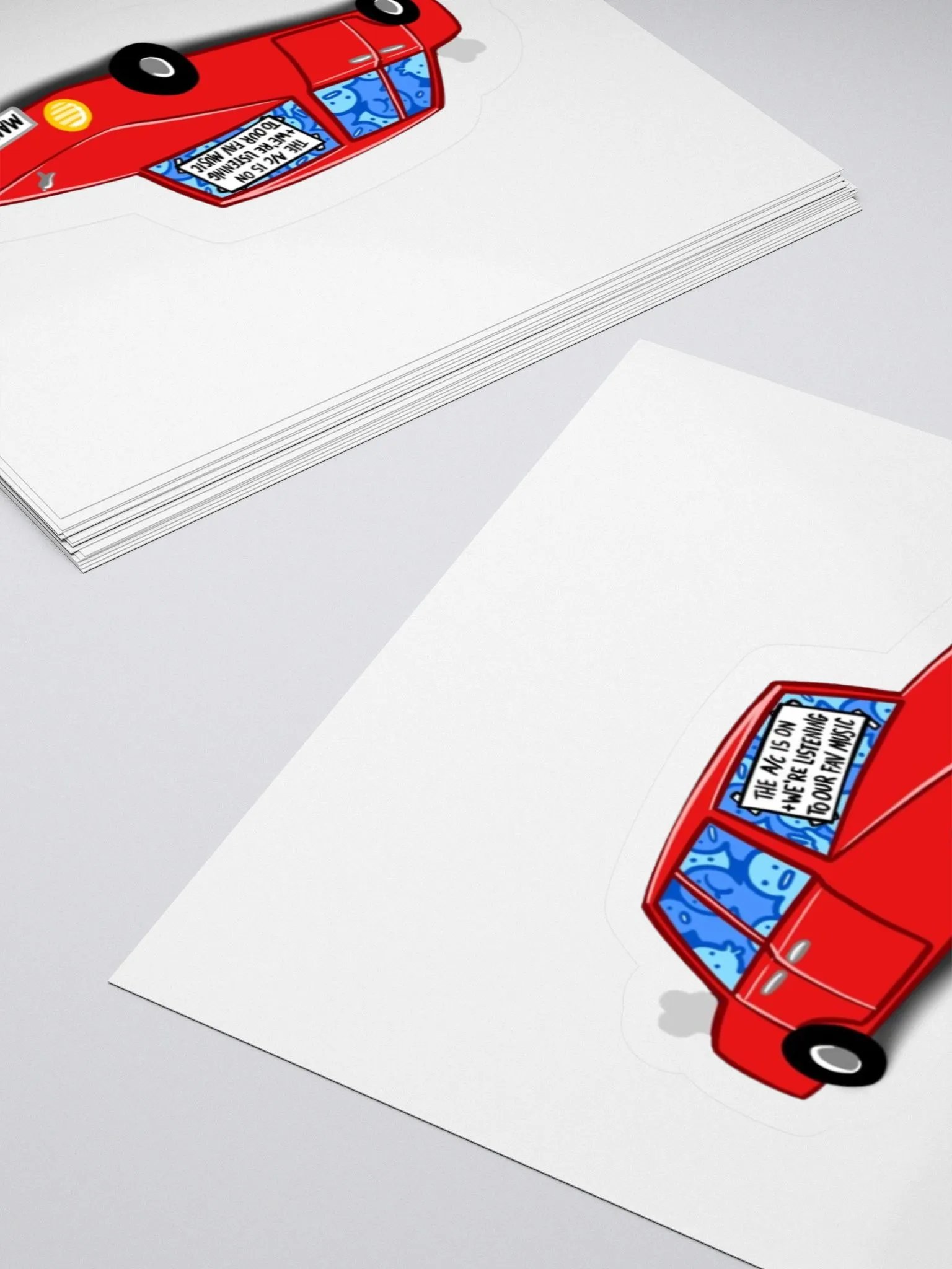 LEFT IN THE HOT CAR STICKER product image (7)