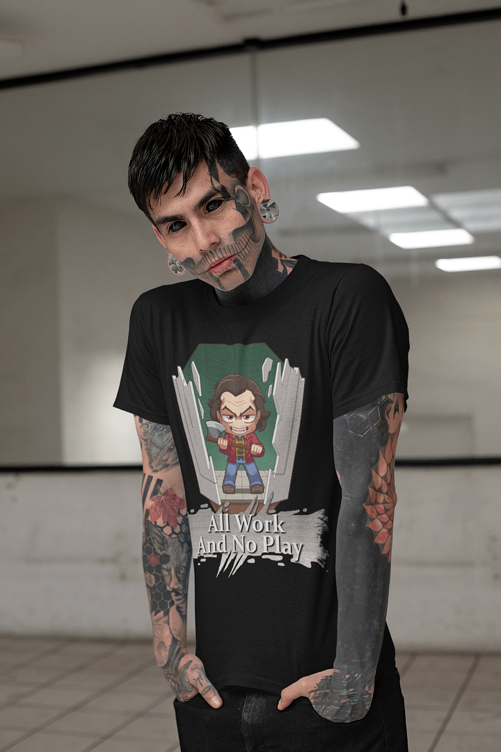 Horror Icons T-shirt - All Work and No Play product image (2)