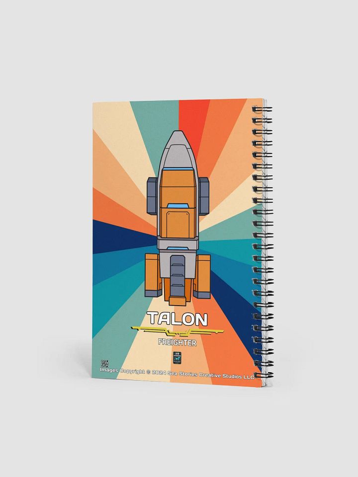 Talon Freighter Starship | Spiral Notebook product image (2)