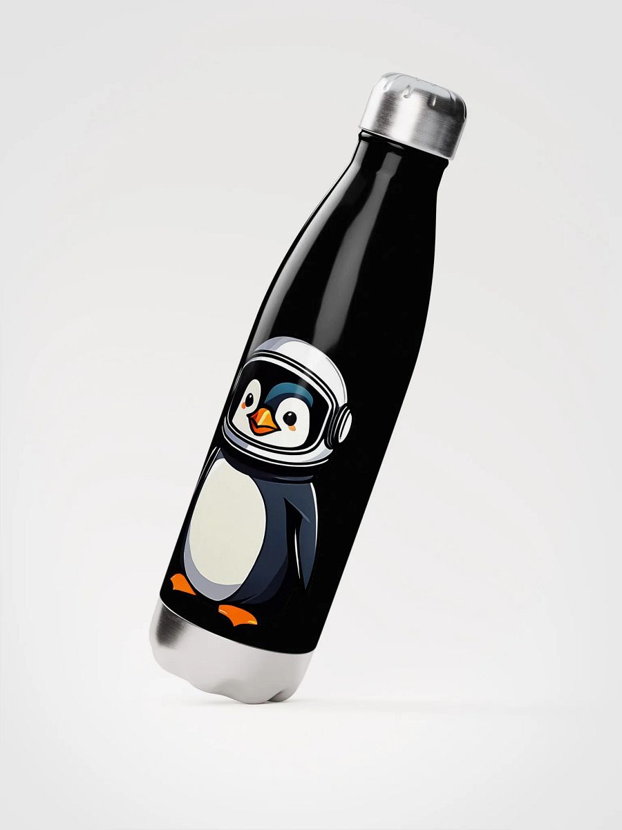 Cosmic Penguin Stainless Steel Water Bottle product image (2)