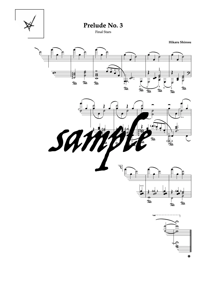 Prelude No. 3, Final Stars (Digital Sheet Music) product image (2)