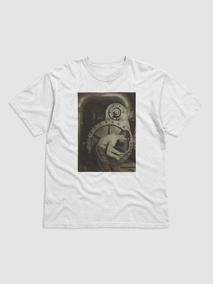 Steamfitter or Mechanic and Steam Pump by Lewis W. Hine (1921) - T-Shirt product image (1)