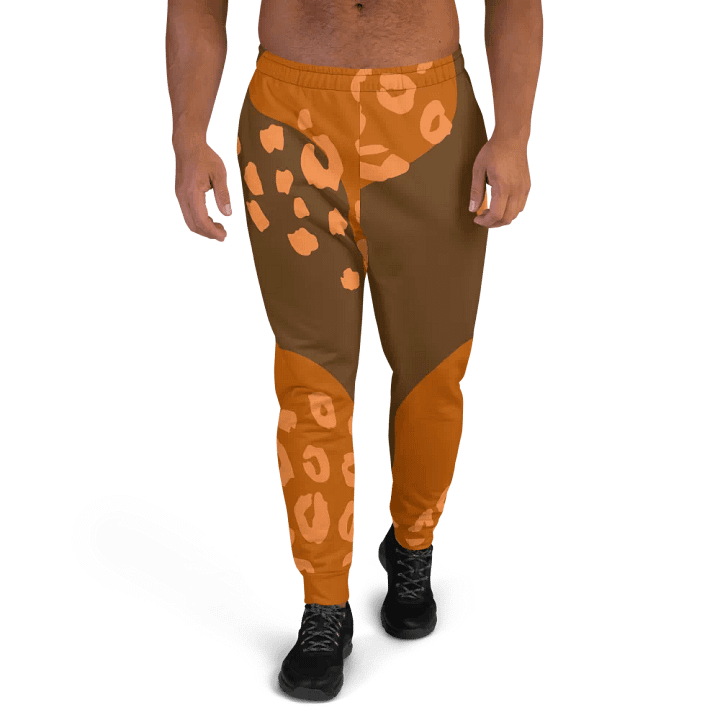 Orange Wilderness Camo Men's Joggers product image (2)
