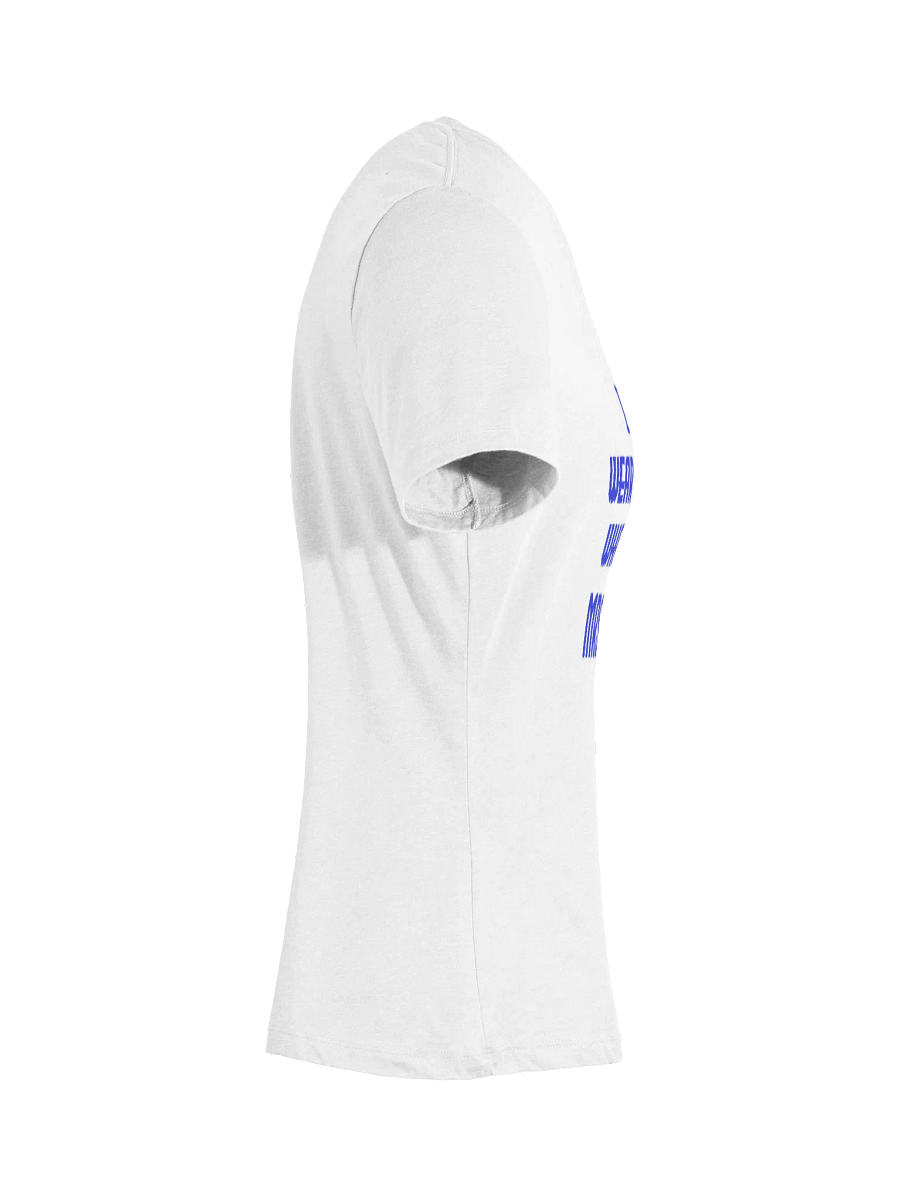 I Don't Wear This Women's V-Neck (Blue Text) product image (50)